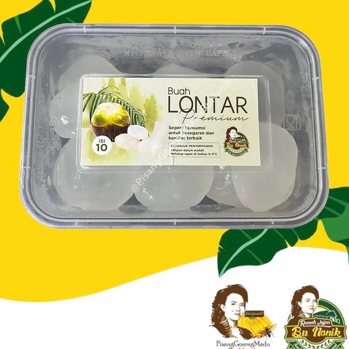 

NATURE- Buah Lontar Kupas Fresh Isi 10 / Buah Siwalan