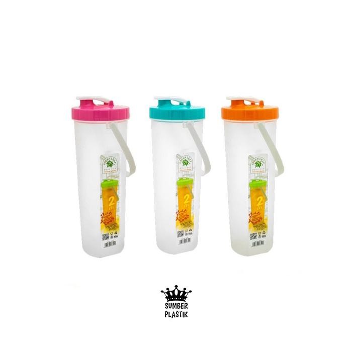 PROMO GREEN LEAF 5351 ESKAN BOTOL AIR MINUM / MINYAK 2 LITER PLASTIK WATER JUG NOVA DAPUR PERALATAN