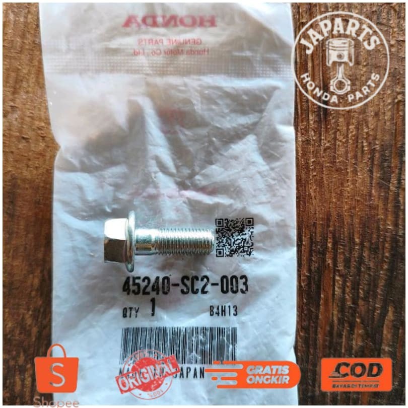 Baut Drat Derat Halus Pin Kaliper Rem Depan Belakang Honda Jazz City Mobilio Brio BRV HRV CRV Civic 