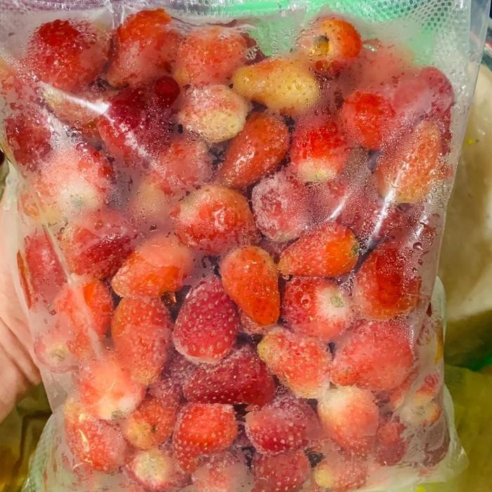 NATURE- Strawberry Frozen / Strawberry Beku 1Kg / Strawberry Beku Premium