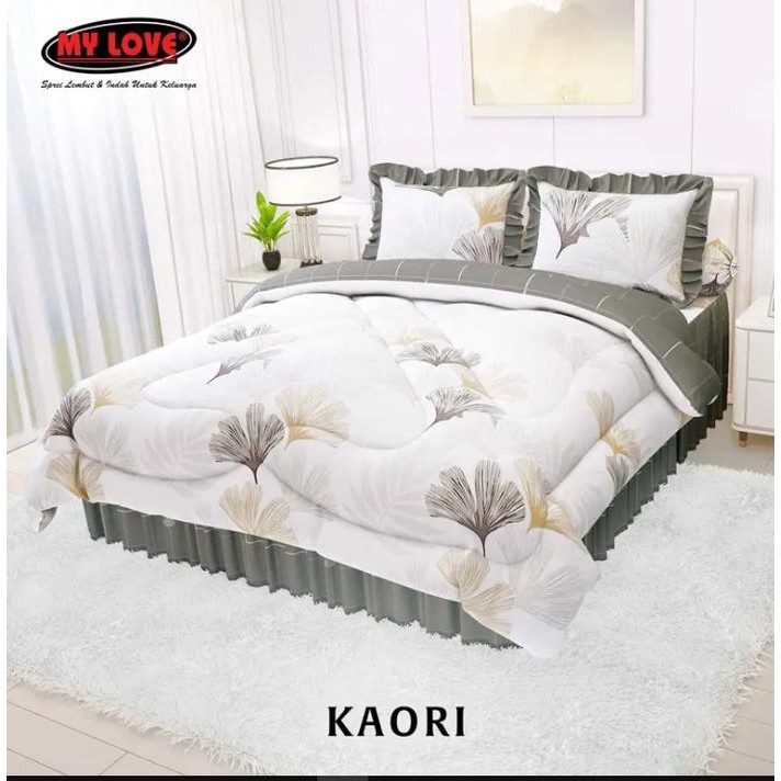 SPREI RUMBAI MY LOVE KING UK. 180X200X40CM - NEW MOTIF