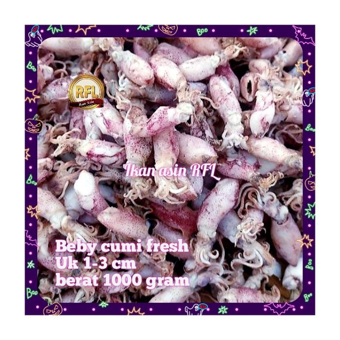 

Siap Kirim Ikan Asin Beby Cumi Rebus 1kg - Camilan Seafood Shopee