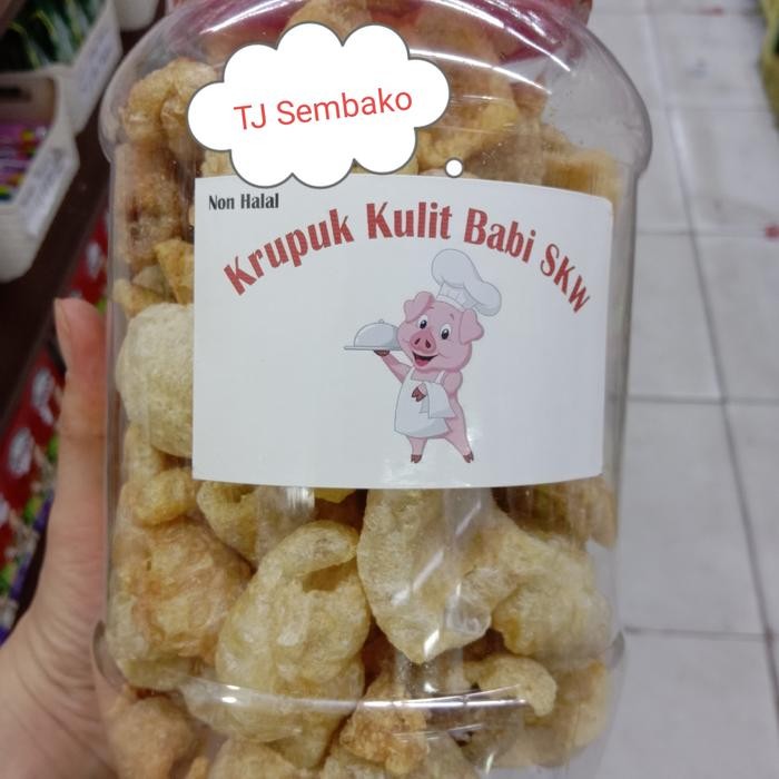

Siap Kirim Kerupuk Kulit Babi / Kerubi / Cu Jiu Ca - Camilan Gurih