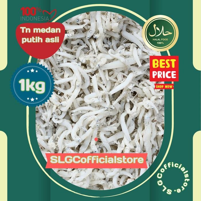 

Siap Kirim Ikan Asin Teri Medan Putih Asli 1kg - Seafood Premium