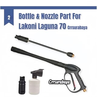 Sparepart Jet Cleaner Lakoni Laguna 70 Botol &  Nozzle Kepala Semprotan Air