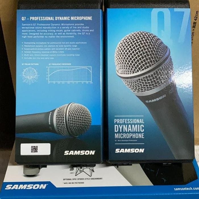 Mic / Microphone Kabel Samson Q7 / Q-7 Original