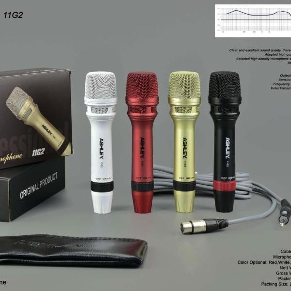 Mic Kabel Ashley 11G2 / 11 G2 / 11-G2 Original Mic Ashley