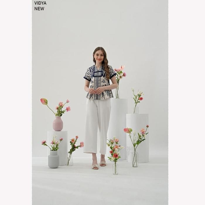 Vidya Blouse Wanita Atasan Wanita Atasan Wanita Blouse Batik Wanita Atasan Batik Wanita Kimono