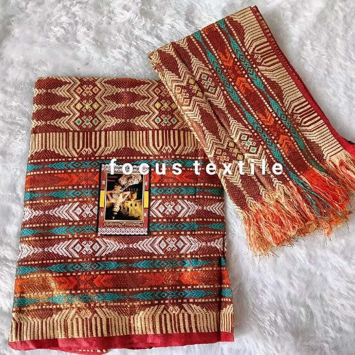 KAIN SONGKET THAILAND BAHAN SONGKET THAILAND / KAIN SONGKET SETELAN SELENDANG + ROK / BAHAN SONGKET