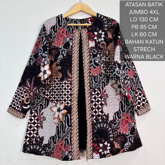 Atasan Batik Jumbo Ld 130 Cm Model Outer Kekinian