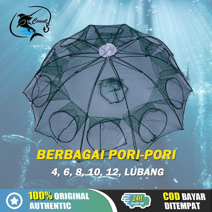 DISKON Bubu Perangkap Ikan / Payung Bubu Perangkap Ikan / Jaring Ikan Udang / Perangkap Ikan Udang
