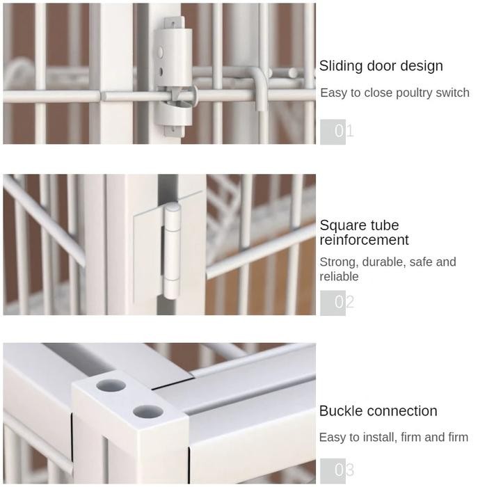 Villa Kandang Kucing / Sangkar Kucing Besar Murah 3 Tingkat 2 Level Cat Cage / Kandang Kucing Besi