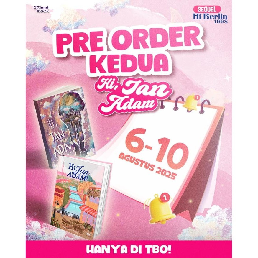 

Buku Novel Hi Berlin 1998 & Jan Adam - Cloudbook - Bumi Fiksi