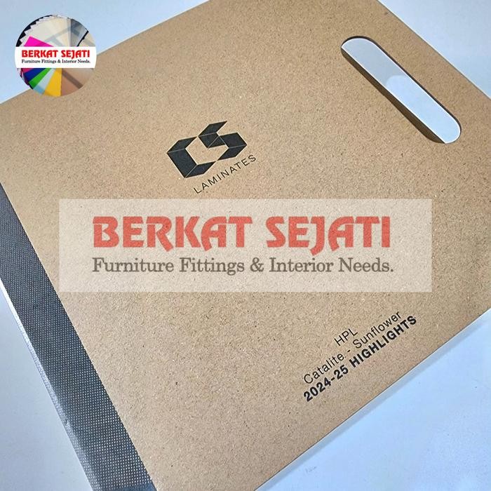 

Buku Katalog Sample Chip HPL CS LAMINATES CATALITE / SUNFLOWER Terbaru
