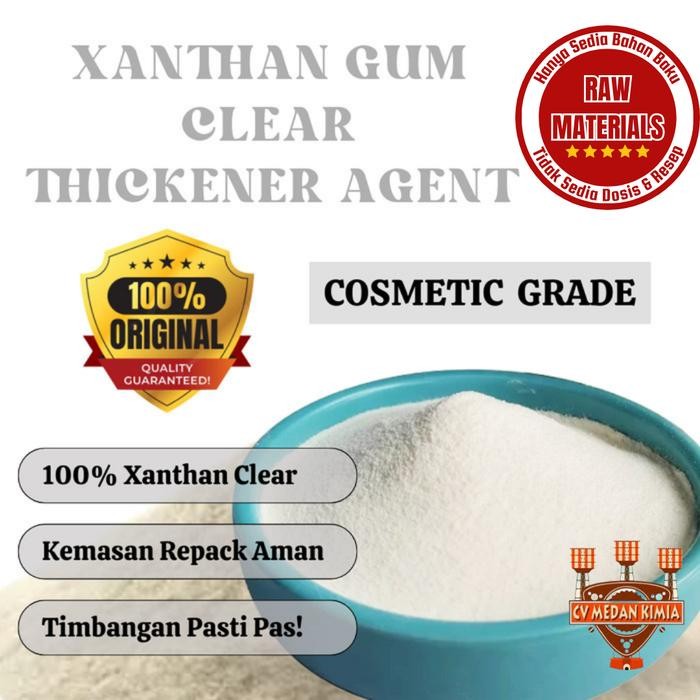 

Xanthan Gum Clear 100gr Transparant USP Bahan Gel Kosmetik Sampo 100gr