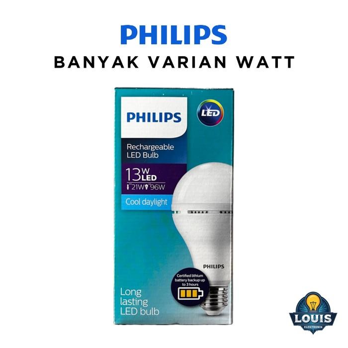 Philips Emergency Bulb LED 7W 9W 13W Lampu Philips Emergency LED 7 Watt 9 Watt 13 Watt ORIGINAL