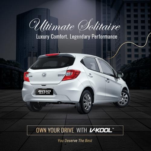 Kaca Film V-KOOL Ultimate Solitaire Package HONDA BRIO Depan VK30