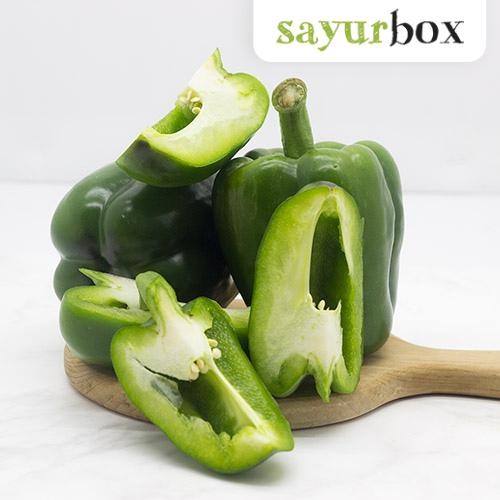 

LUXEHEALTH- Paprika Hijau Conventional 1 Kg 1 Kg Sayurbox