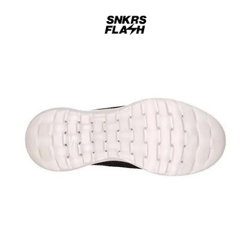 SKECHERS GO WALK JOY BLACK WHITE Sepatu Casual Wanita - 15600BKGY - Size 36