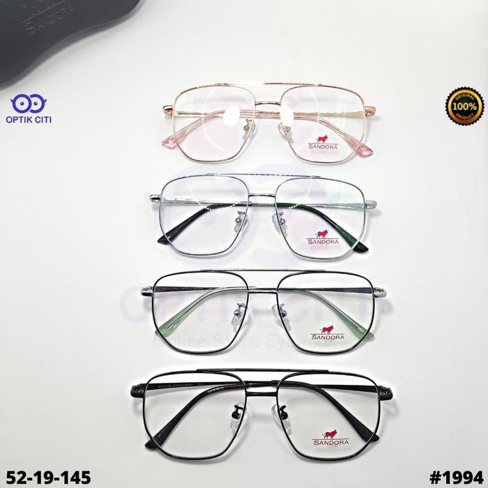 Frame Kacamata Pria Titanium Sandora Original 1994
