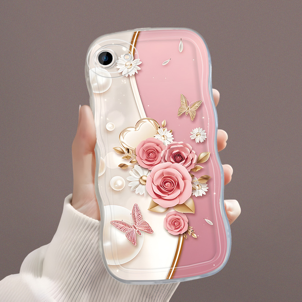 Casing Hp Untuk VIVO Y53 Y53i 1606 Case Softcase Kesing Soft Cassing Bunga 5393