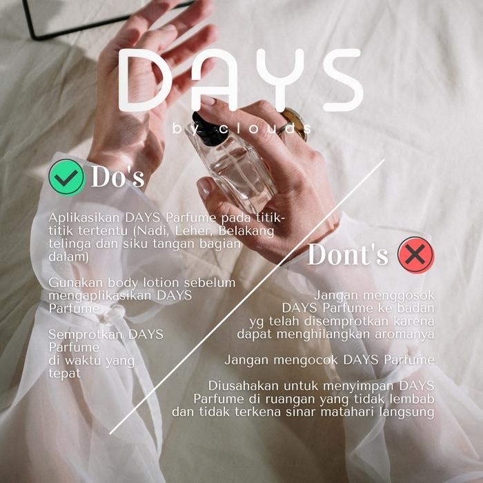 DAYS PARFUME INSPIRED PARFUME DISTRIBUTOR ORI 100% ALL VARIANT READY