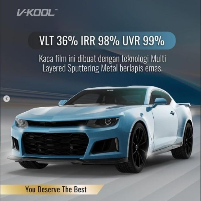 Kaca Film V-KOOL Ultimate Solitaire Package MITSUBISHI PAJERO SPORT 2016 Depan VK70 Sunroof VK30
