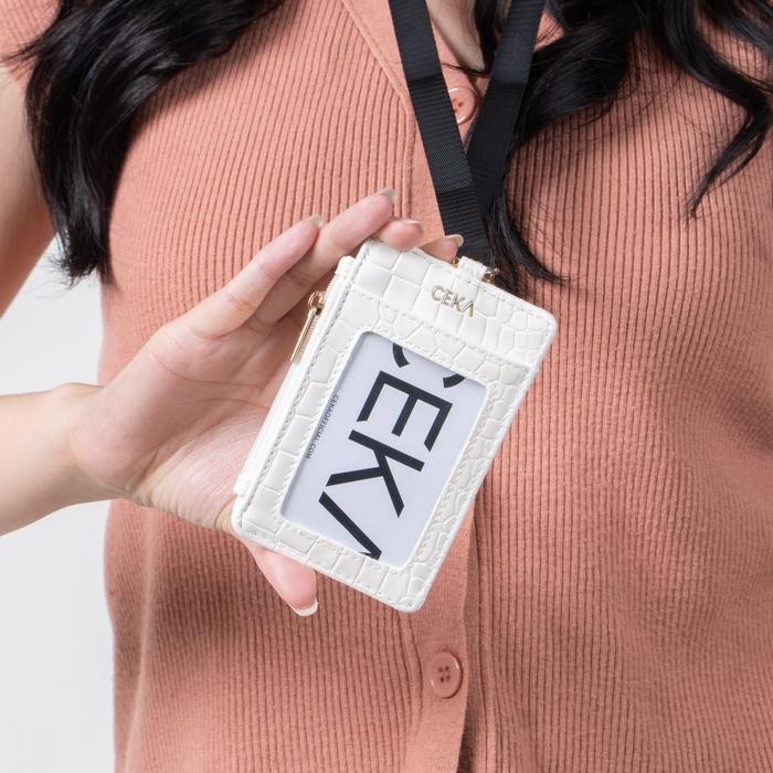 

Ready Ceka Lanyard Id Card Holder Name Tag Kartu Pengenal Binca