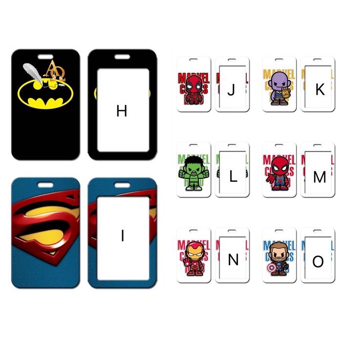 

Ready Card Holder Tali Motif Super Heroes Keren Tempat Kartu Unik