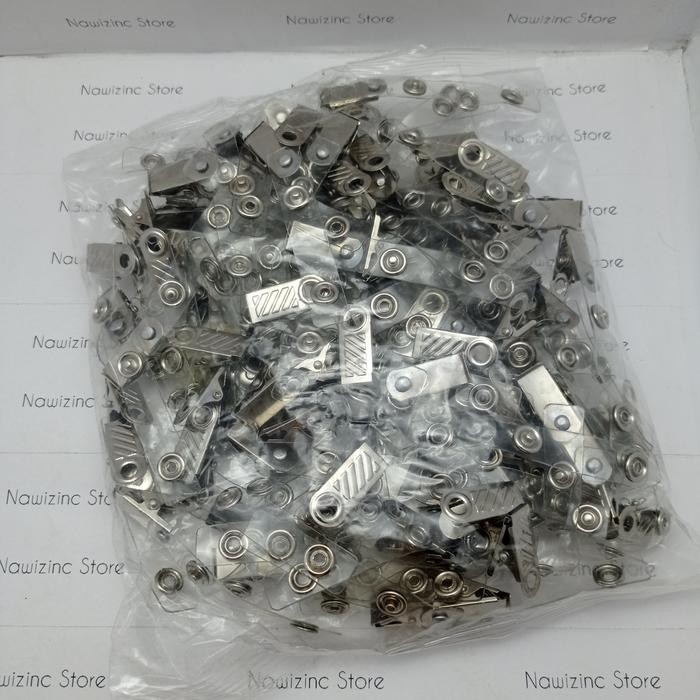 

Ready Jepitan Name Tag Besi Jepitan Id Card Jepit Garis Kuat