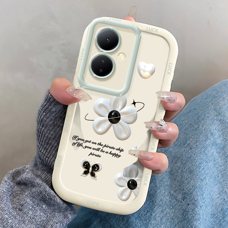 Casing Hp untuk VIVO Y78 5G V29 Lite 5G Y27 4G Y27 2023 Case Casing HP Softcase Puff Kasing ponsel D