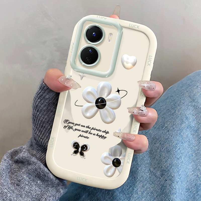 Casing Hp untuk VIVO Y16 Y35 5G Y56 5G Y02s Y35 4G Case Casing HP Softcase Puff Kasing ponsel Drop s