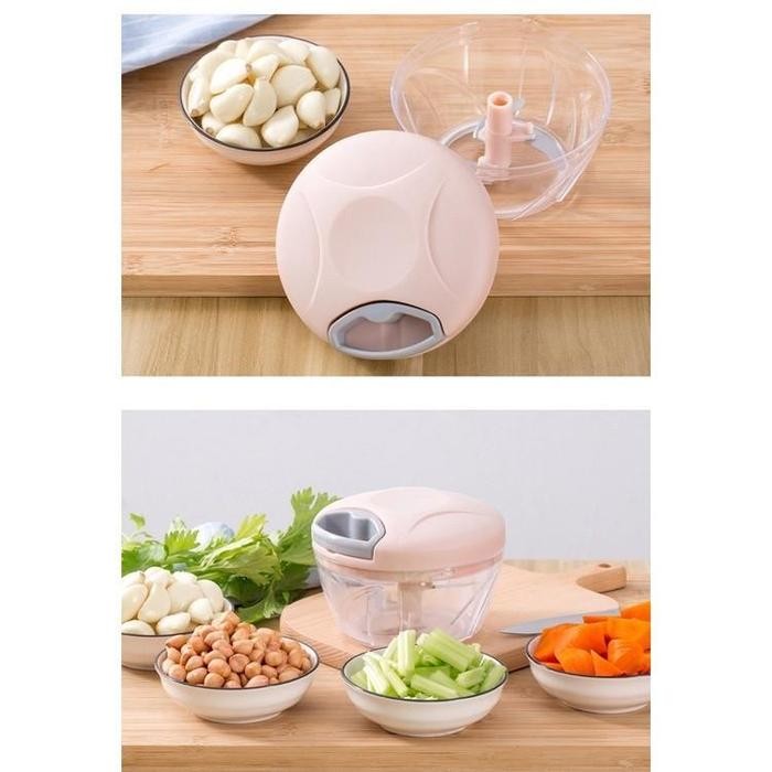 Blender Tarik Manual SPEEDY CHOPPER Tanpa Listrik Alat Blender Tangan Penghancur Bumbu