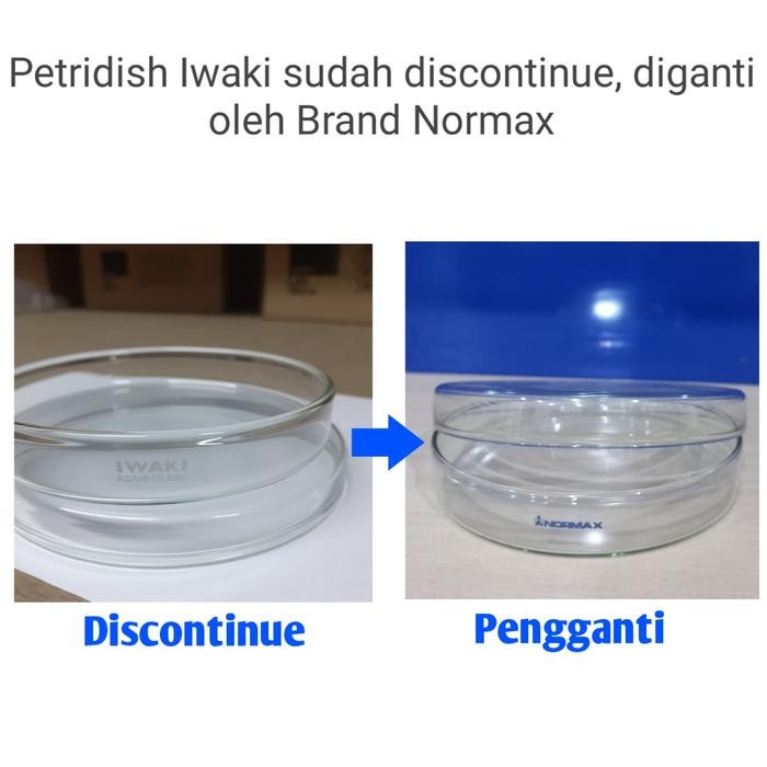 Pilihan- Petri Dish Iwaki 100 X 15 Original Cawan Petri