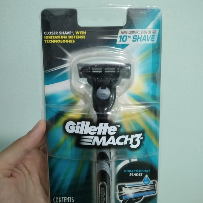 Remington Authorized - Gillette Mach 3 Razor / Pisau Cukur Kumis / Gilette / Gillete Refill 2
