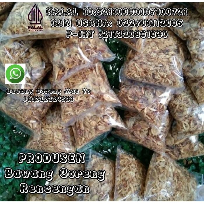 

promo bawang goreng renceng 10 saset murah dan renyah