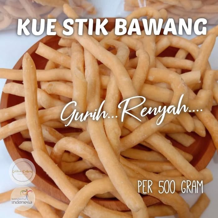 

promo stik bawang murah 500g - renyah & gurih rumahaan