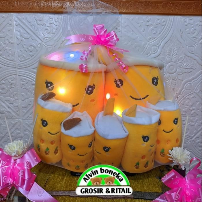 Pilihan- Boneka Beranak Boba Led Induk 2 Anak 5 Free Jaring Dolls Toys Terlaris