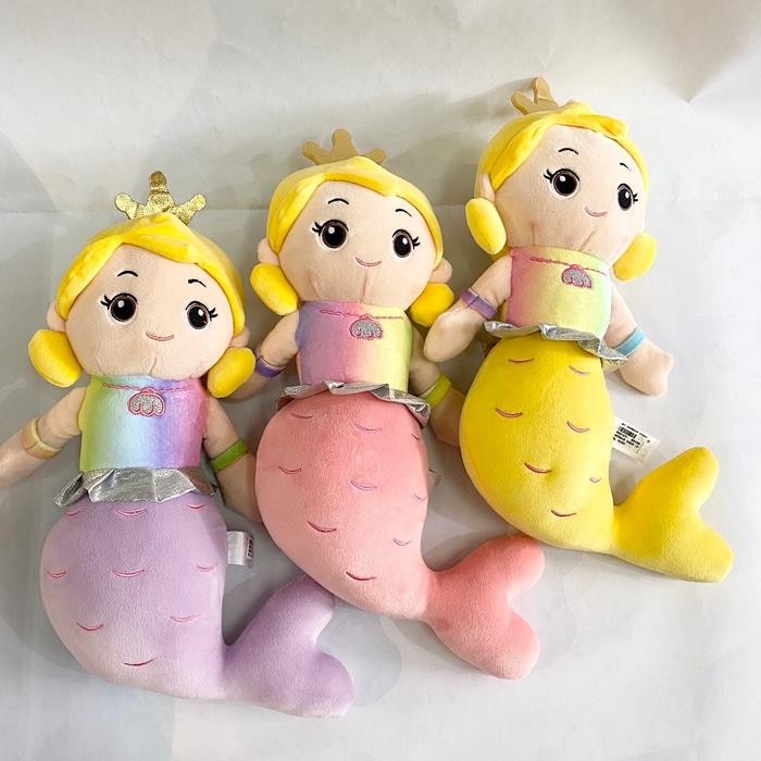 Pilihan- Seulgi Boneka Mermaid Putri Duyung 34X12Cm Bahan Premium Lembut Mahkota Lucu Anak