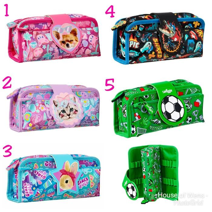 

Smiggle Stylin Utility Pencil Case - Tempat Pensil Smiggle