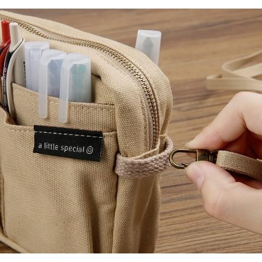 

Kokuyo Wsg-Bbs01 Pencil Bag Multifunctional Storage Bag Simple Retro