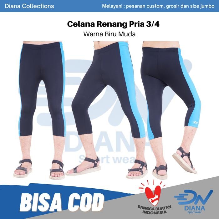 Celana Renang Dewasa Celana Renang Dewasa 3/4 Celana Renang Pria Muslim Celana Renang Pria Dewasa