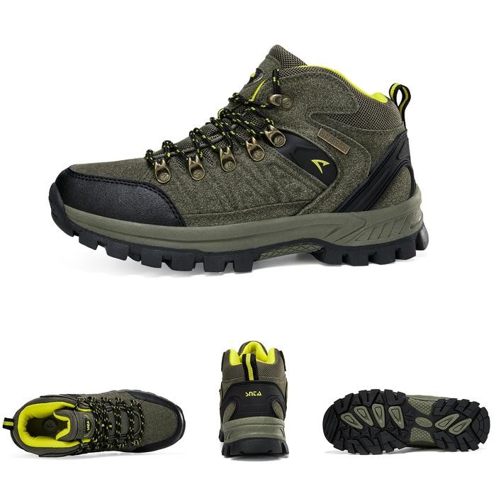 Sepatu Ung/ Trekking/Hiking/Outdoor Snta 469 Green -Size 46