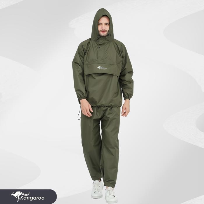 Pilihan- Jas Hujan Original Kangaroo Taslan Premium Import