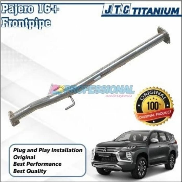 Berkualitas Frontpipe Jtc Titanium Mitsubishi All New Pajero Sport Anps 16+ Terlariss 