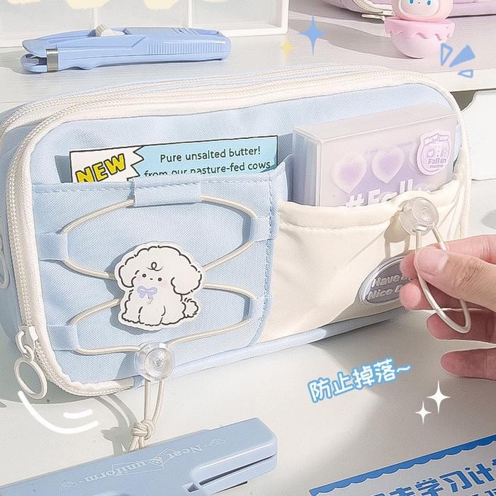 

Ready TXS63 Kotak Tempat Pensil Tali Ikat Korea DrawString Design Cute KTM Ori!!