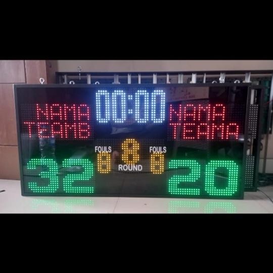 Score Board Futsal Papan Skor Digital Wireless Scoreboar Sepak Bola