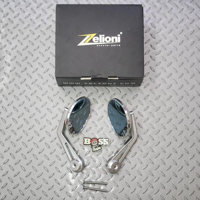 Spion Bar End Zelioni Circle Chrome Vespa Sprint Primavera GTS S LX