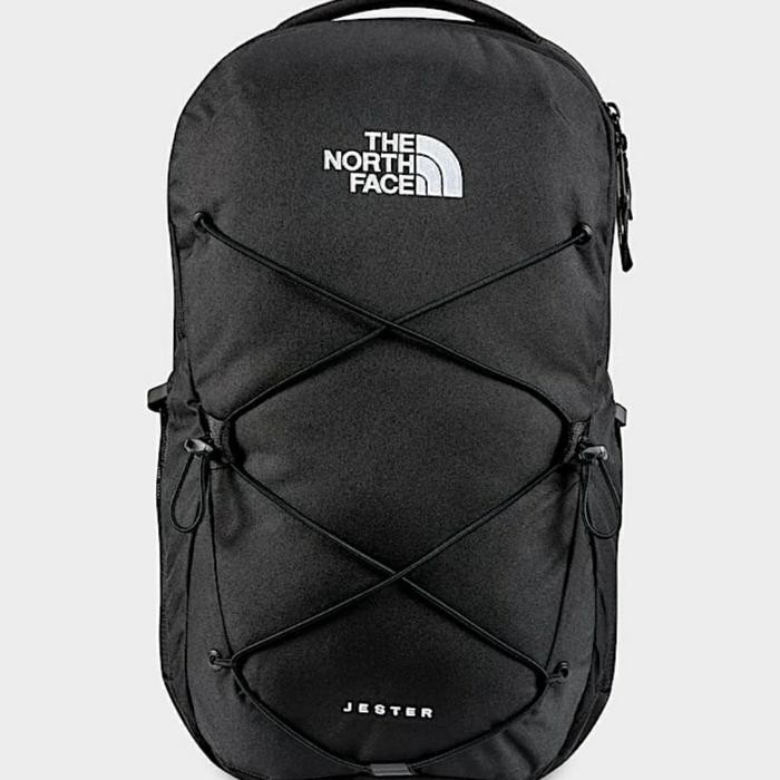 THE NORTH FACE MEN'S JESTER BLACK BACKPACK LAPTOP TAS KANTOR TAS TRAVELING HIKING TREKKING ORIGINAL