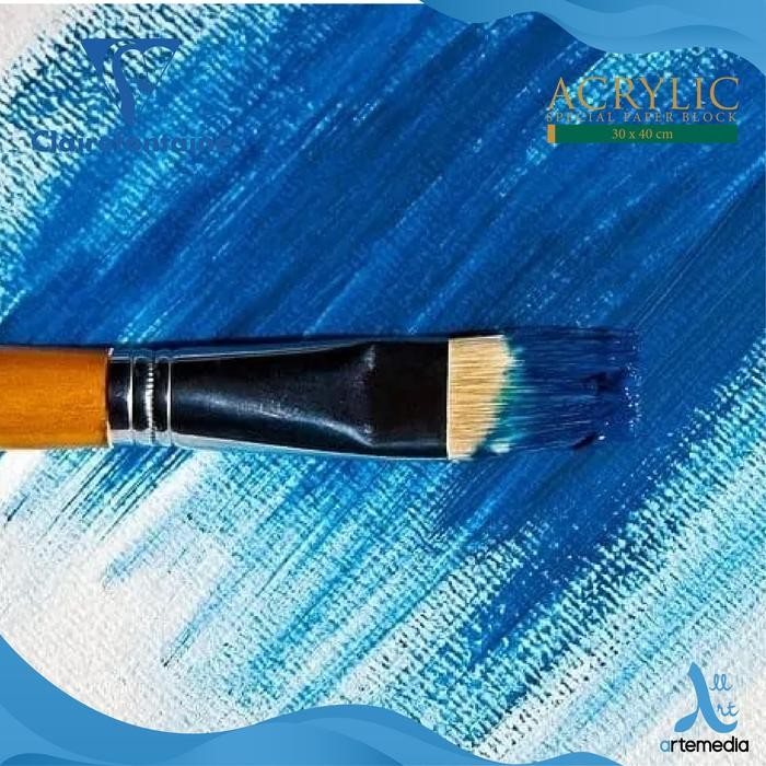 

Kertas Gambar Clairefontaine Acrylic Paper Pad 30X40Cm Paper Block